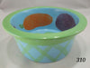 Paw Print Pet Bowl with Paw Print on Inside