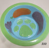 Paw Print Pet Bowl with Paw Print on Inside