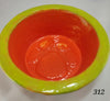 Paw Print Pet Bowl with Paw Print on Inside