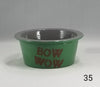 Paw Print Pet Bowl with Paw Print on Inside