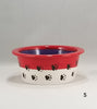 Paw Print Pet Bowl with Paw Print on Inside