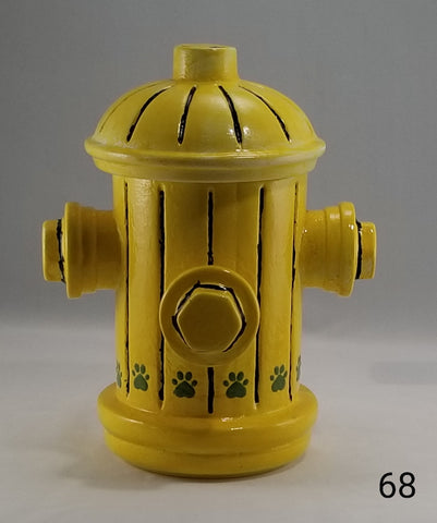 Yellow Fire Hydrant Treat Jar