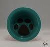 Paw Print Pet Bowl with Paw Print on Inside