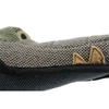 Dura-Fused Canvas Crocodile Dog Toy